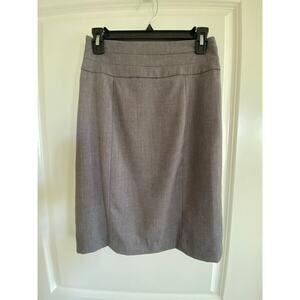 H&M gray pleated skirt size 6